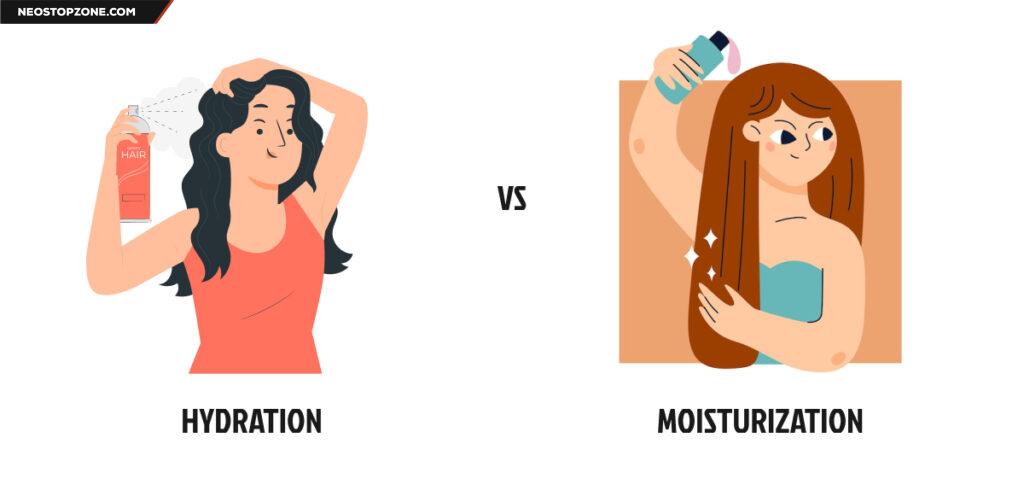 Hydration vs Moisturization: