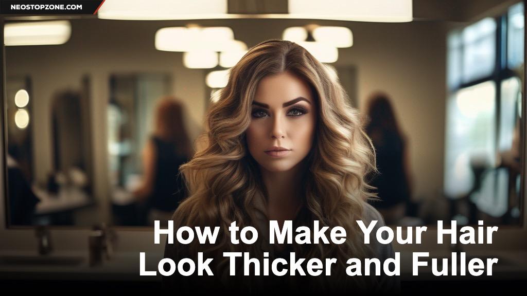 How to Make Your Hair Look Thicker and Fuller