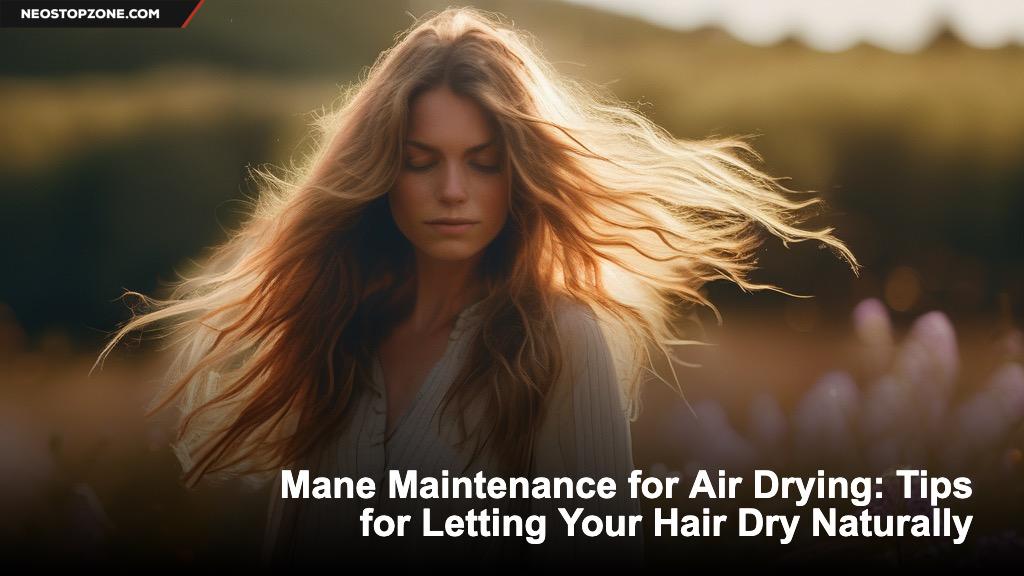 Mane Maintenance for Air Drying: Tips for Letting Your Hair Dry Naturally
