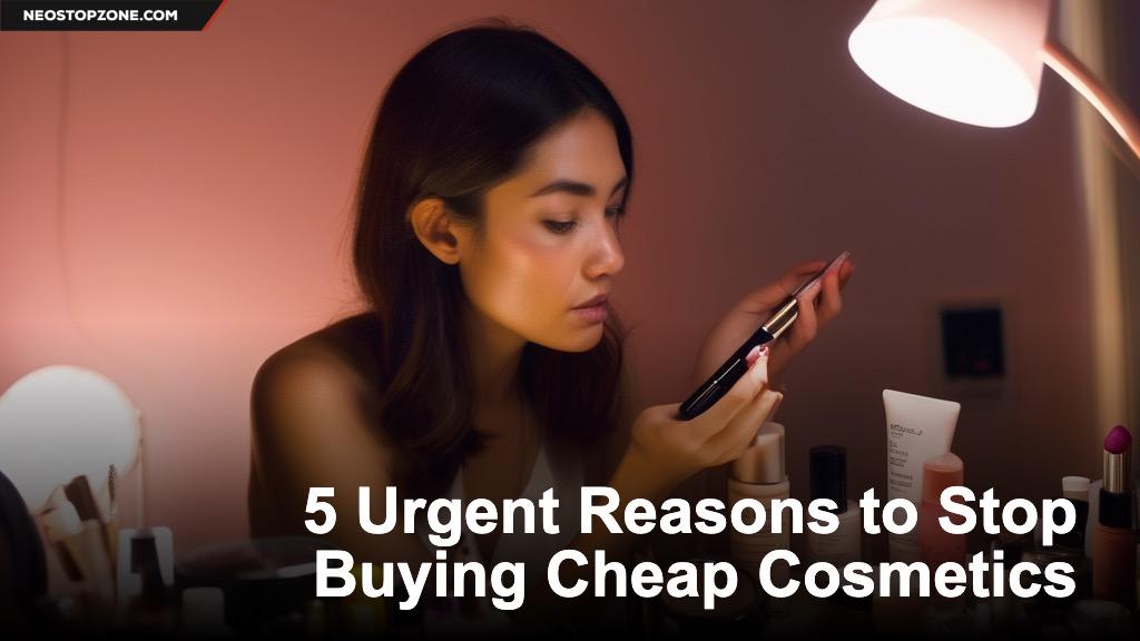 5 Urgent Reasons to Stop Buying Cheap Cosmetics