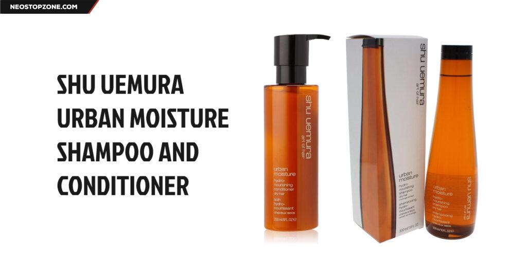 8. Shu Uemura Urban Moisture Shampoo and Conditioner