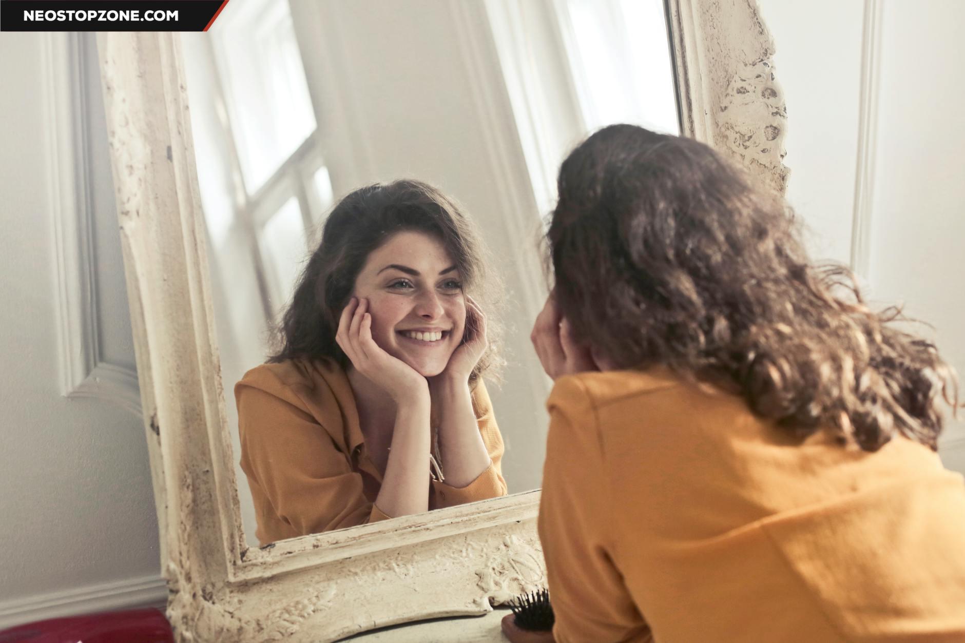 https://www.pexels.com/photo/photo-of-woman-looking-at-the-mirror-774866/