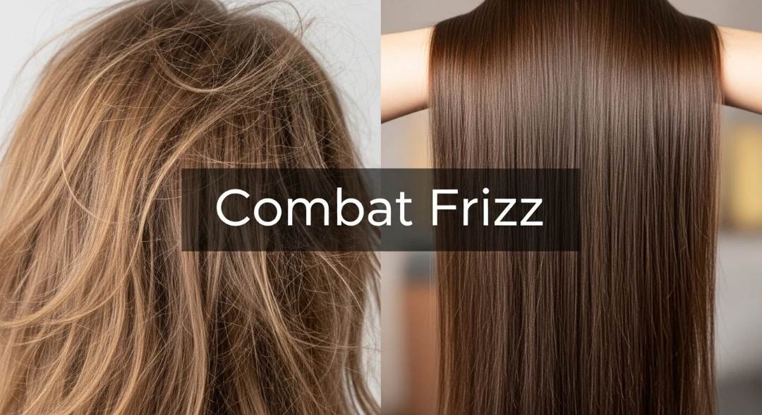 Combating hair static and frizz