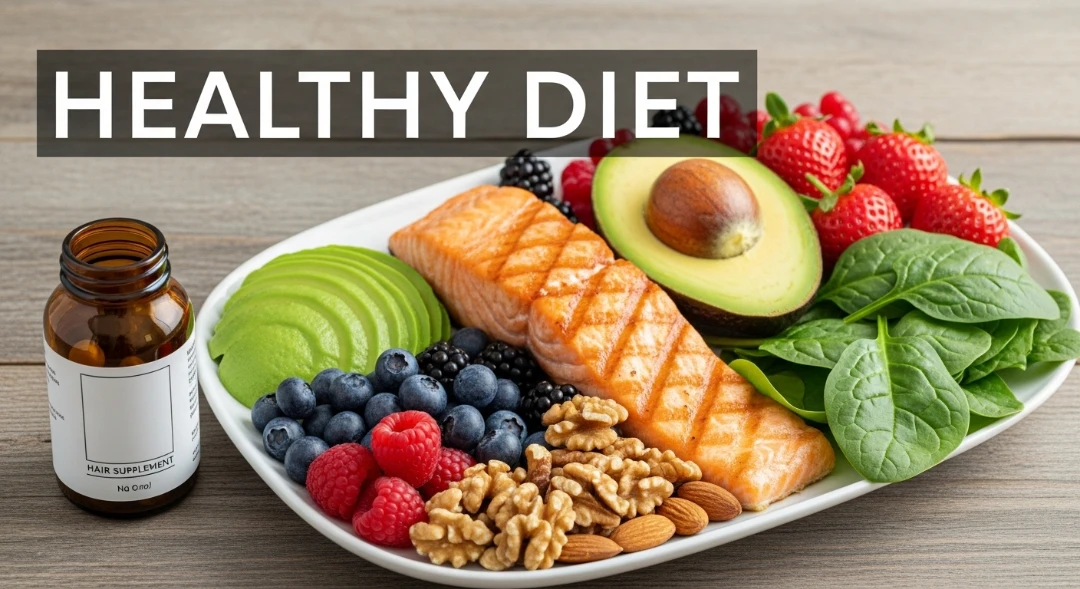 Hair-healthy diet and supplements