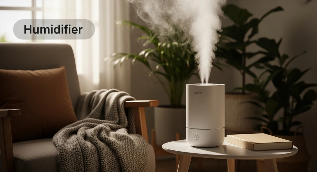 Home humidifier for hair health