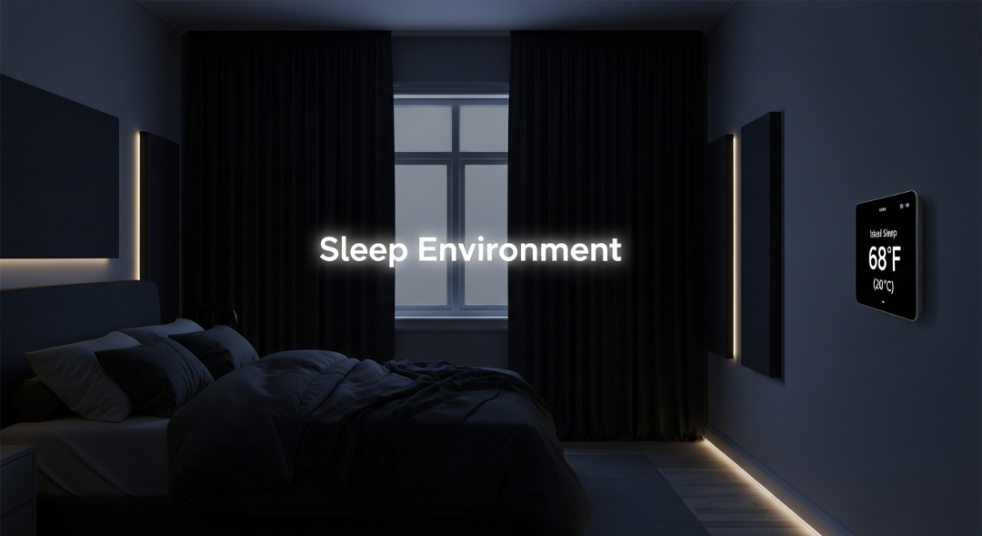 Optimized bedroom for ideal sleep