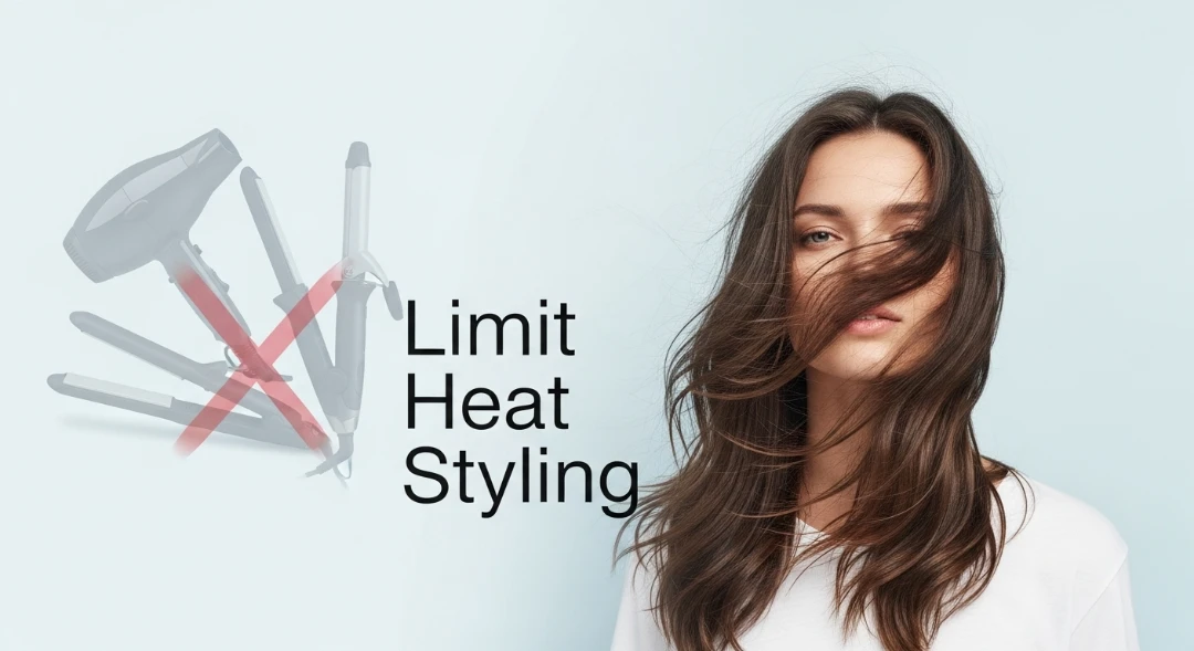 Limiting heat hair styling tools