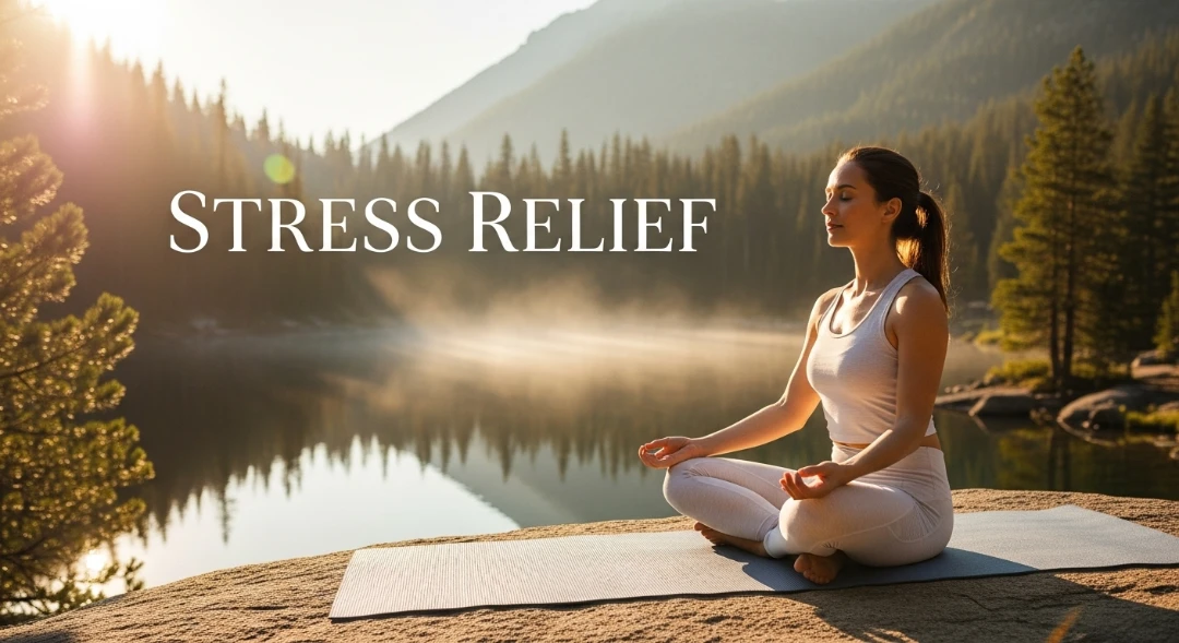 Meditation for stress relief and scalp health