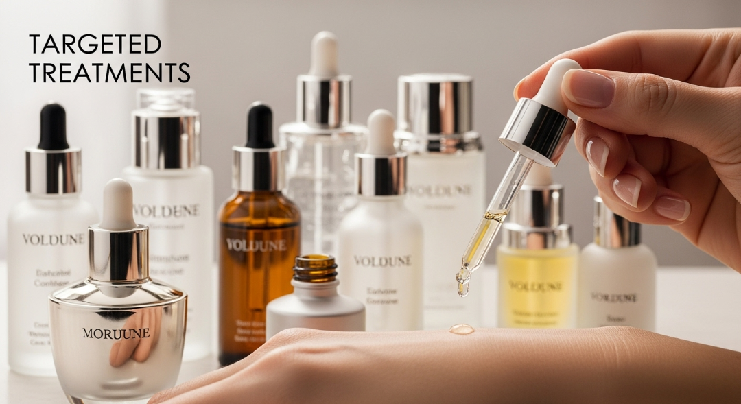 Serums and essences for targeted skin concerns
