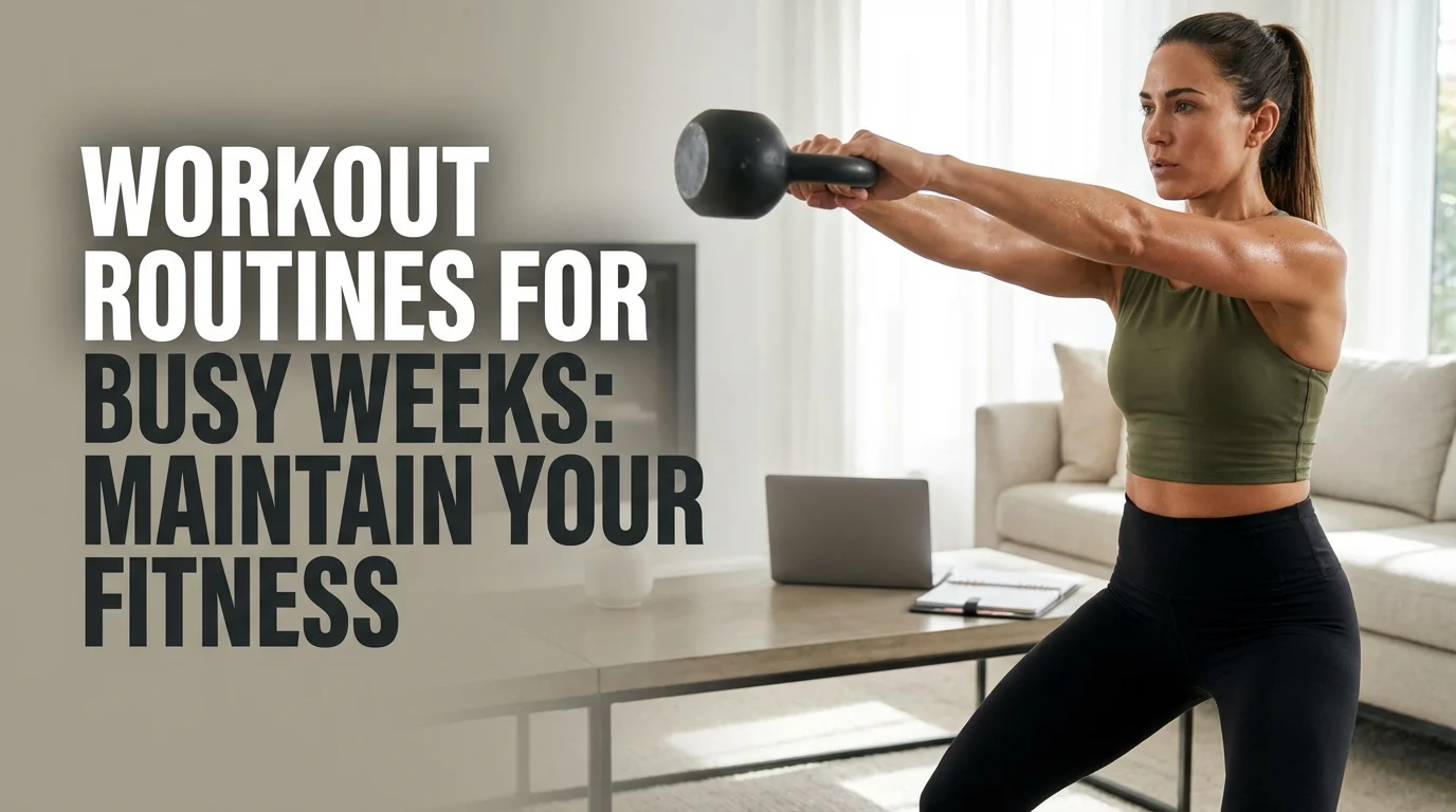 A professional performing a high-intensity home workout session during a break in their busy schedule.