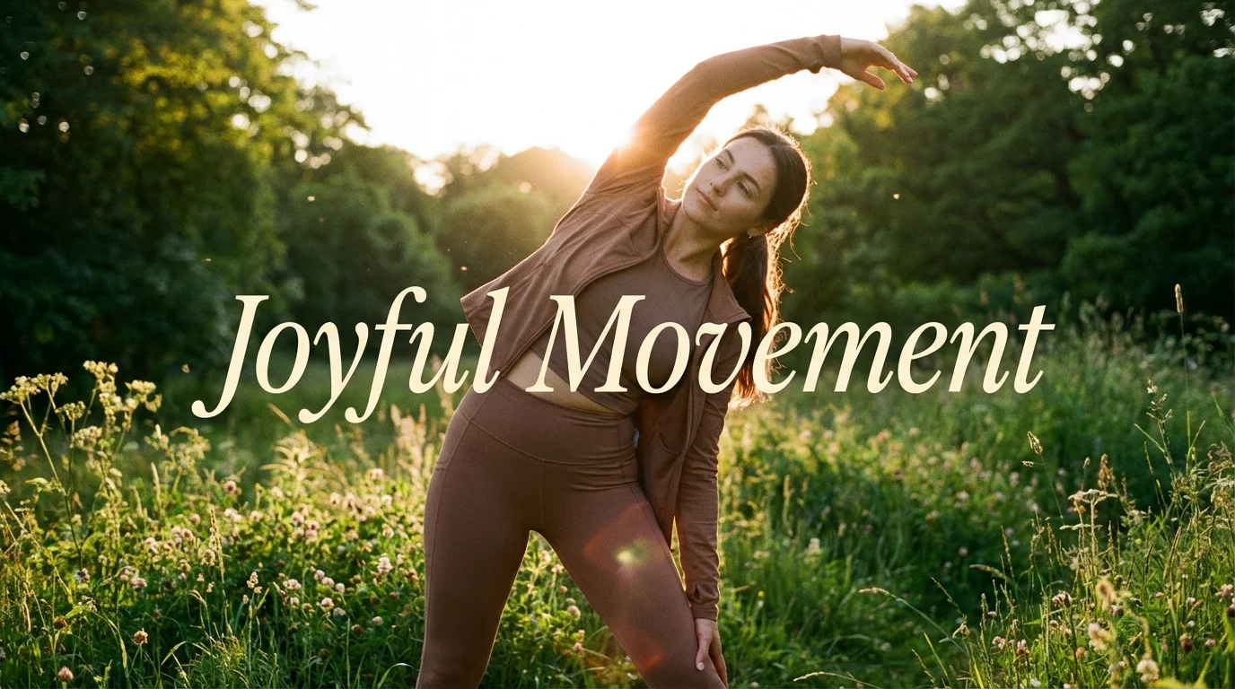 A person enjoying outdoor exercise in a park at sunset.