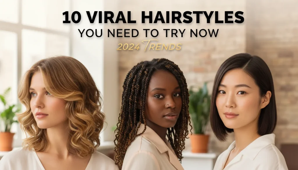 10 Viral Hairstyles You Need to Try Right Now | 2024 Trends