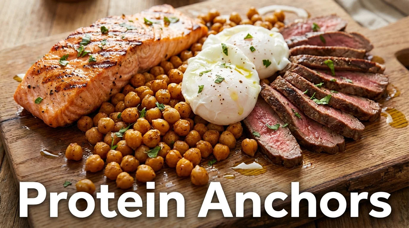 Variety of high-quality animal and plant-based protein sources.