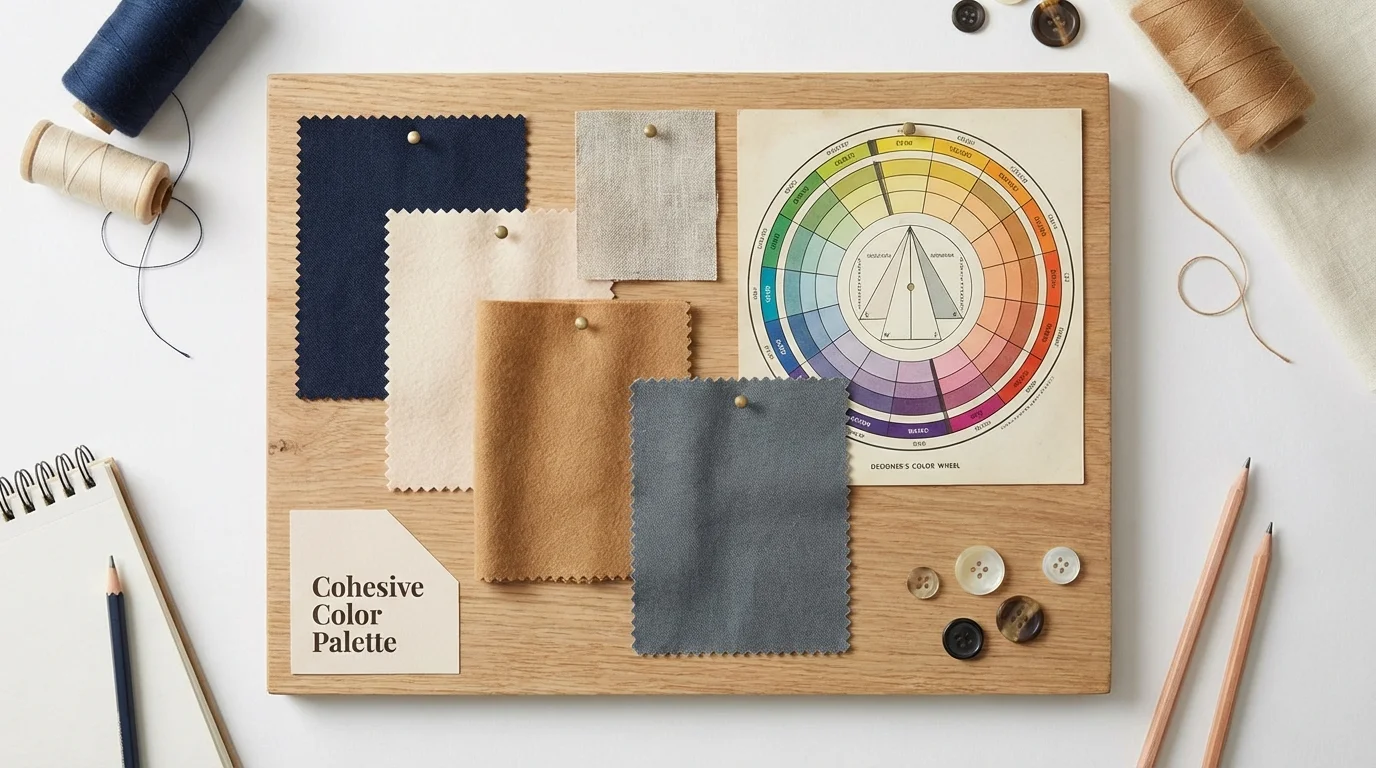 Cohesive neutral color palette for a versatile wardrobe.