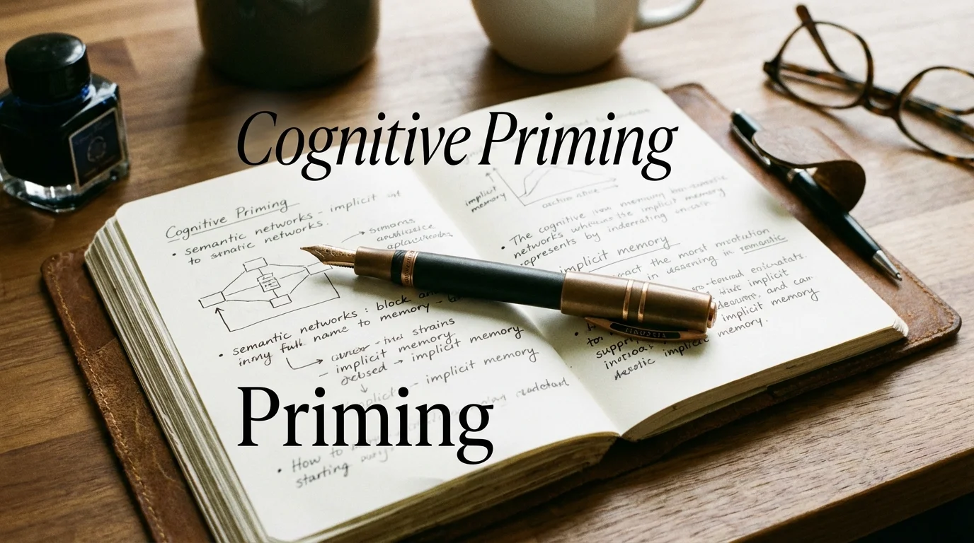 Journal and pen used for morning reflection and planning.